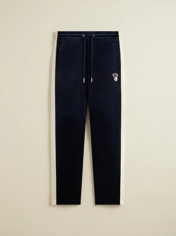 Kith for the New York Knicks Velour Track Pant - Nocturnal