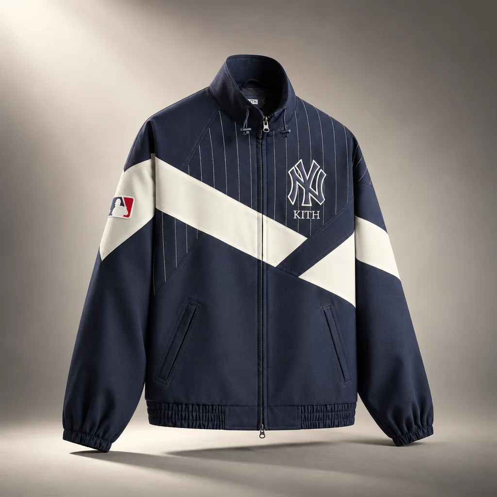 Kith for the New York Yankees Double Weave Shiloh Jacket - Nocturnal