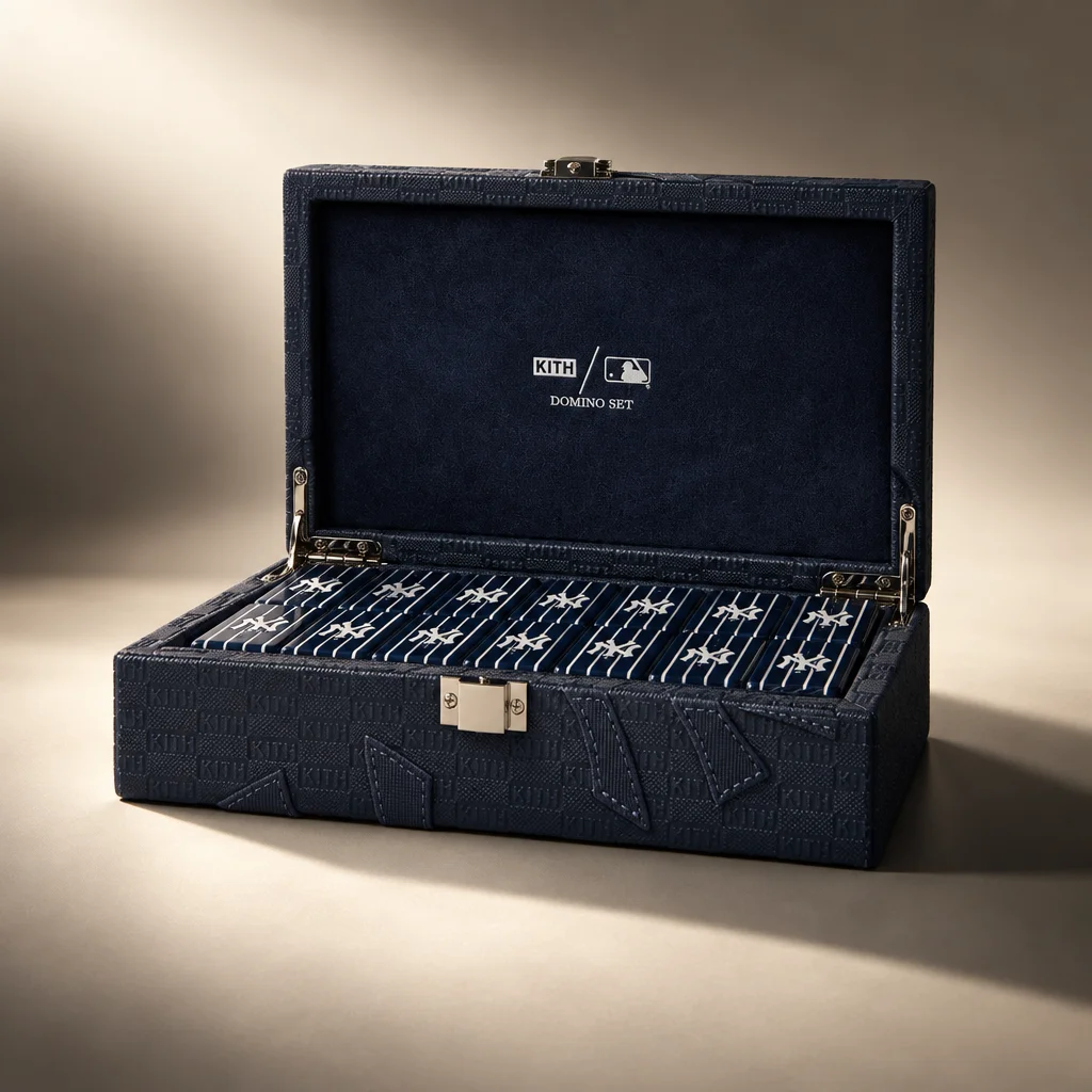 Kith for the New York Yankees Leather Domino Set - Nocturnal
