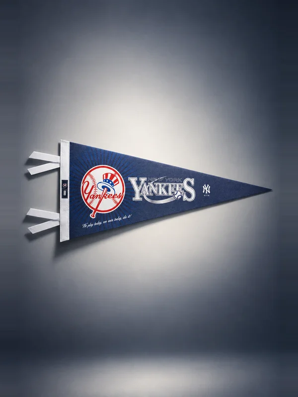 Kith for the New York Yankees Pennant Flag - Nocturnal