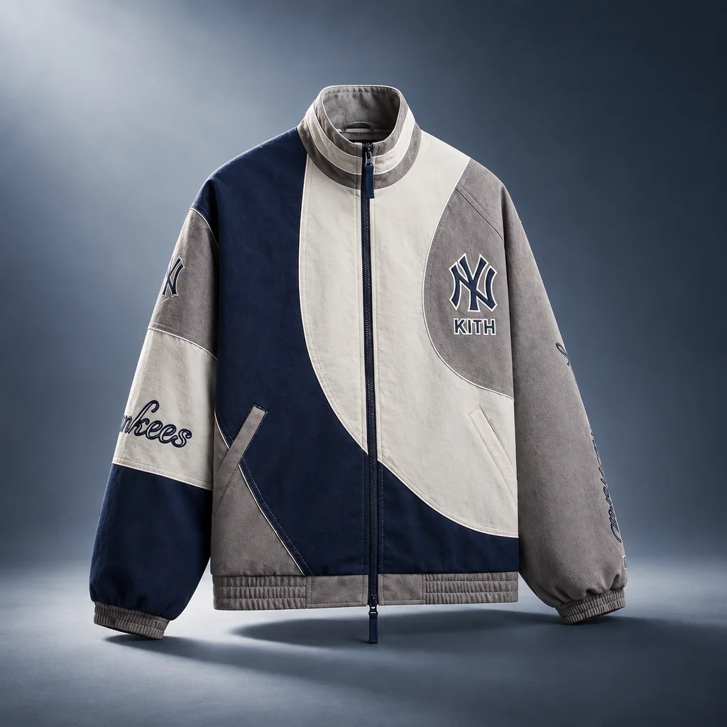 Kith for the New York Yankees Percy Jacket - Skyscraper