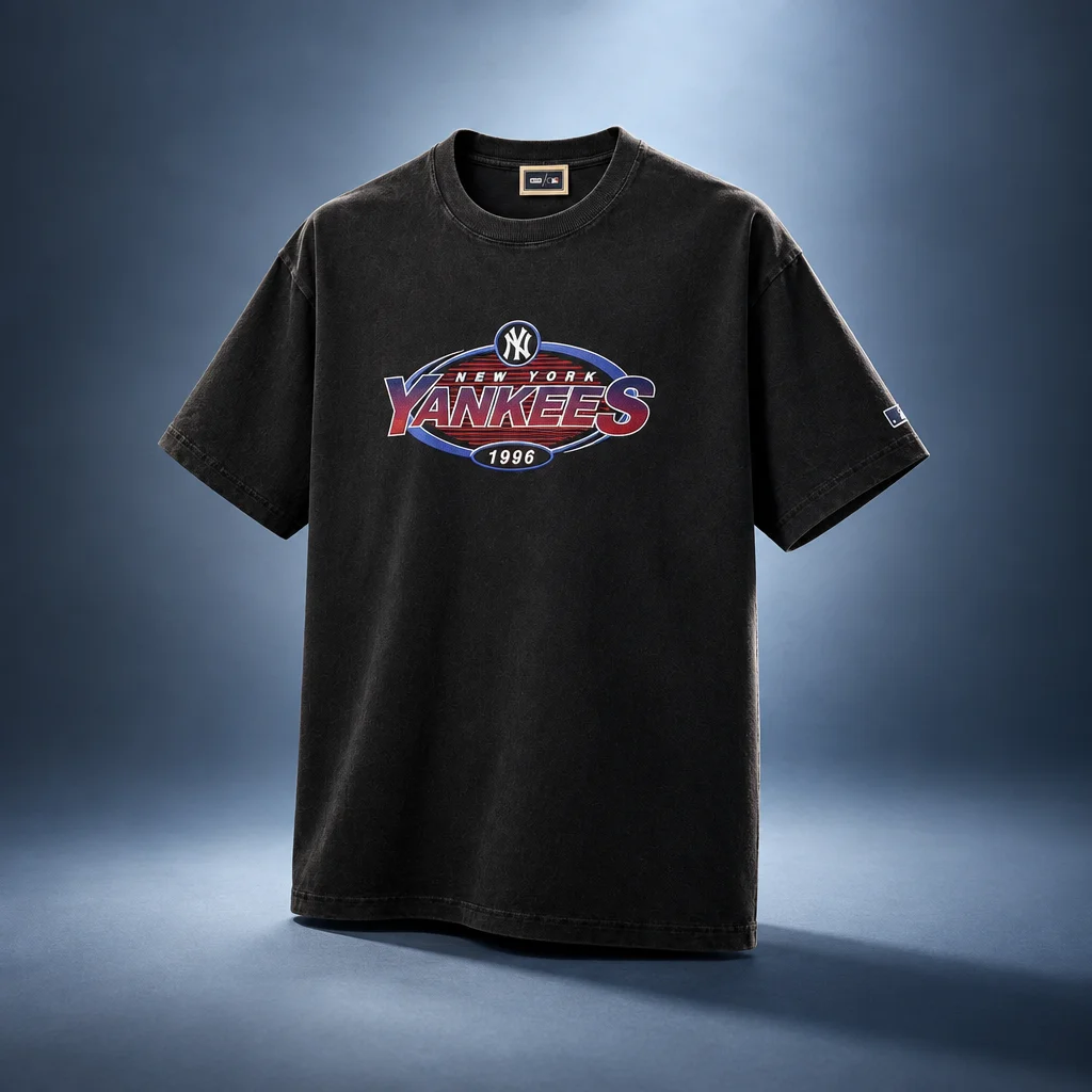 Kith for the New York Yankees Retro Vintage Tee - Black