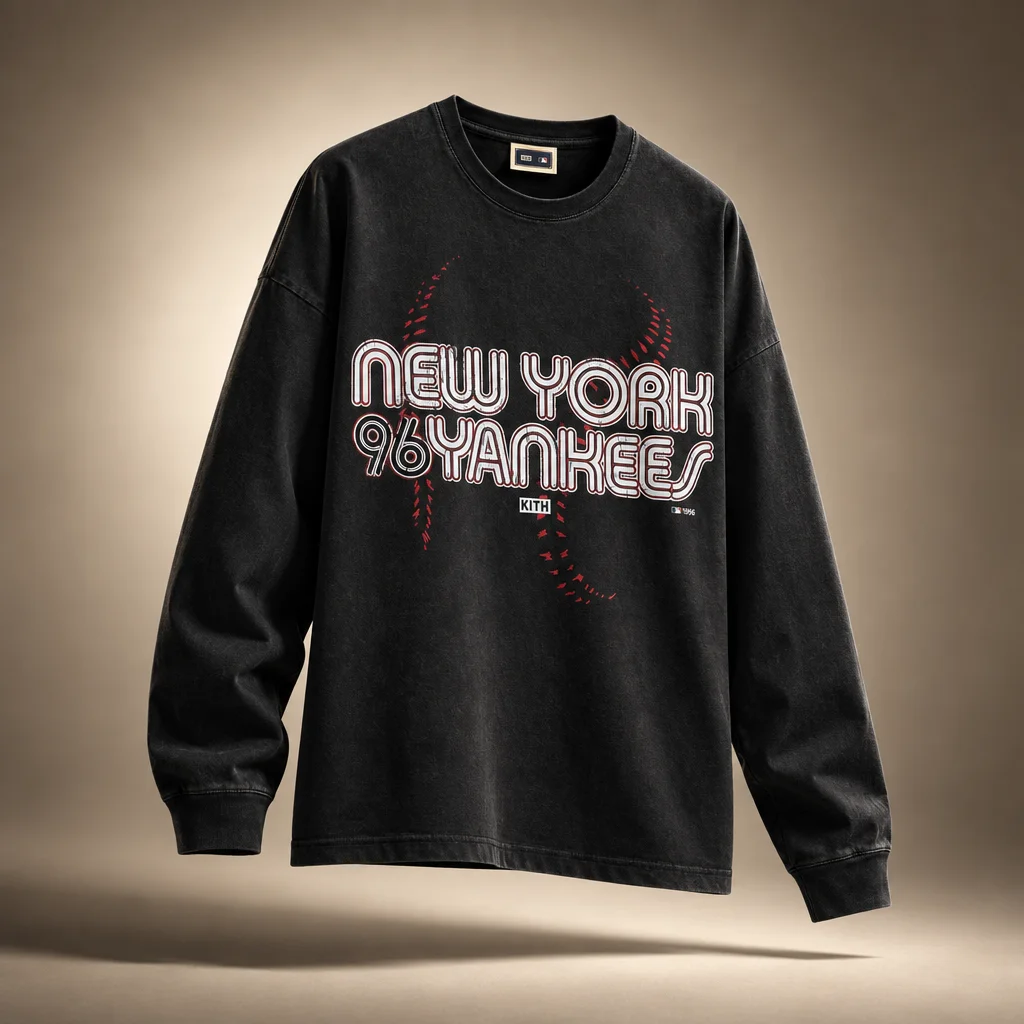 Kith for the New York Yankees Vintage Lawson Tee - Black