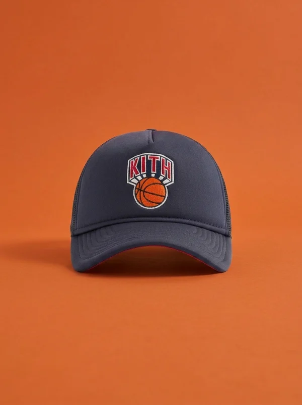 Kith & New Era for the New York Knicks 9FORTY MS Trucker Snapback - Nocturnal