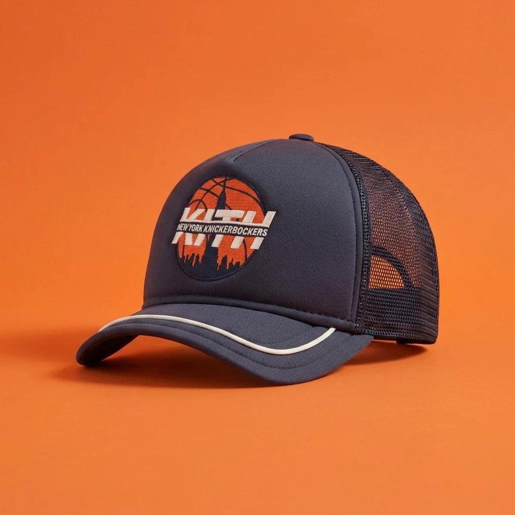 Kith & New Era for the New York Knicks 9FORTY Trucker Snapback - Nocturnal