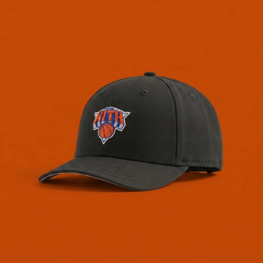 Kith & New Era for the New York Knicks Logo 59FIFTY Low Profile Fitted Cap Black