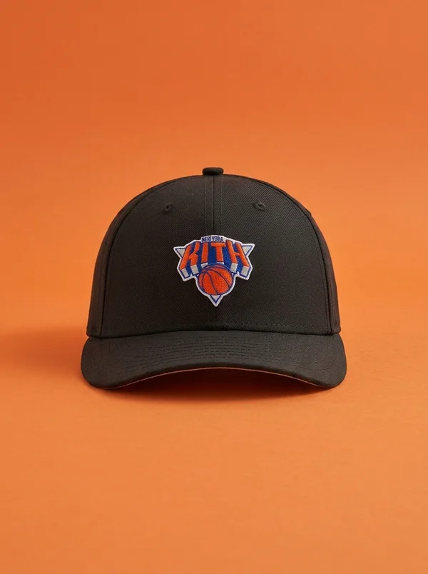 Kith & New Era for the New York Knicks Logo 59FIFTY Low Profile Fitted Cap Black