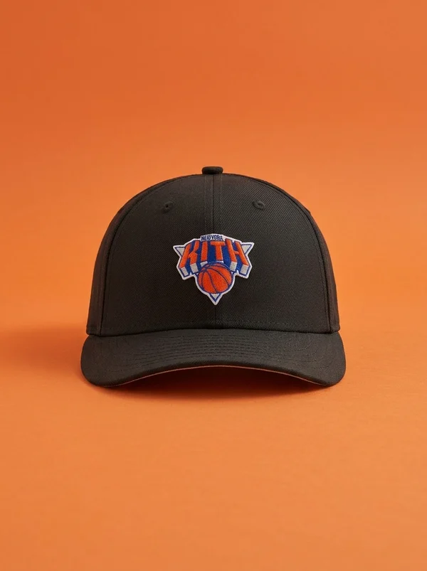 Kith & New Era for the New York Knicks Logo 59FIFTY Low Profile Fitted Cap - Black