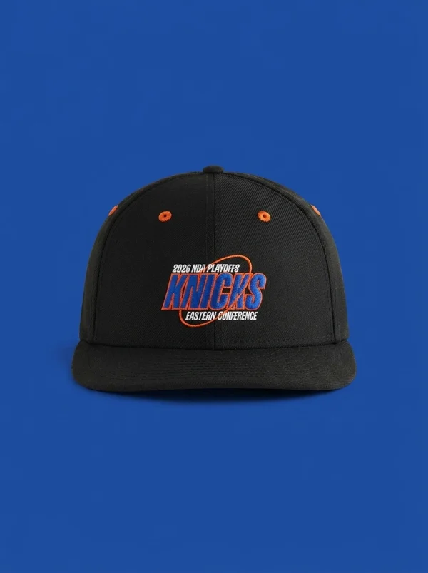 Kith & New Era for the New York Knicks Playoffs Premium Wool 59Fifty Low Profile Cap - Black