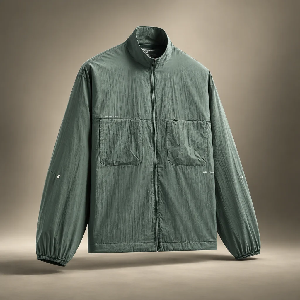 Kith Packable Aero Full Zip Jacket - Court
