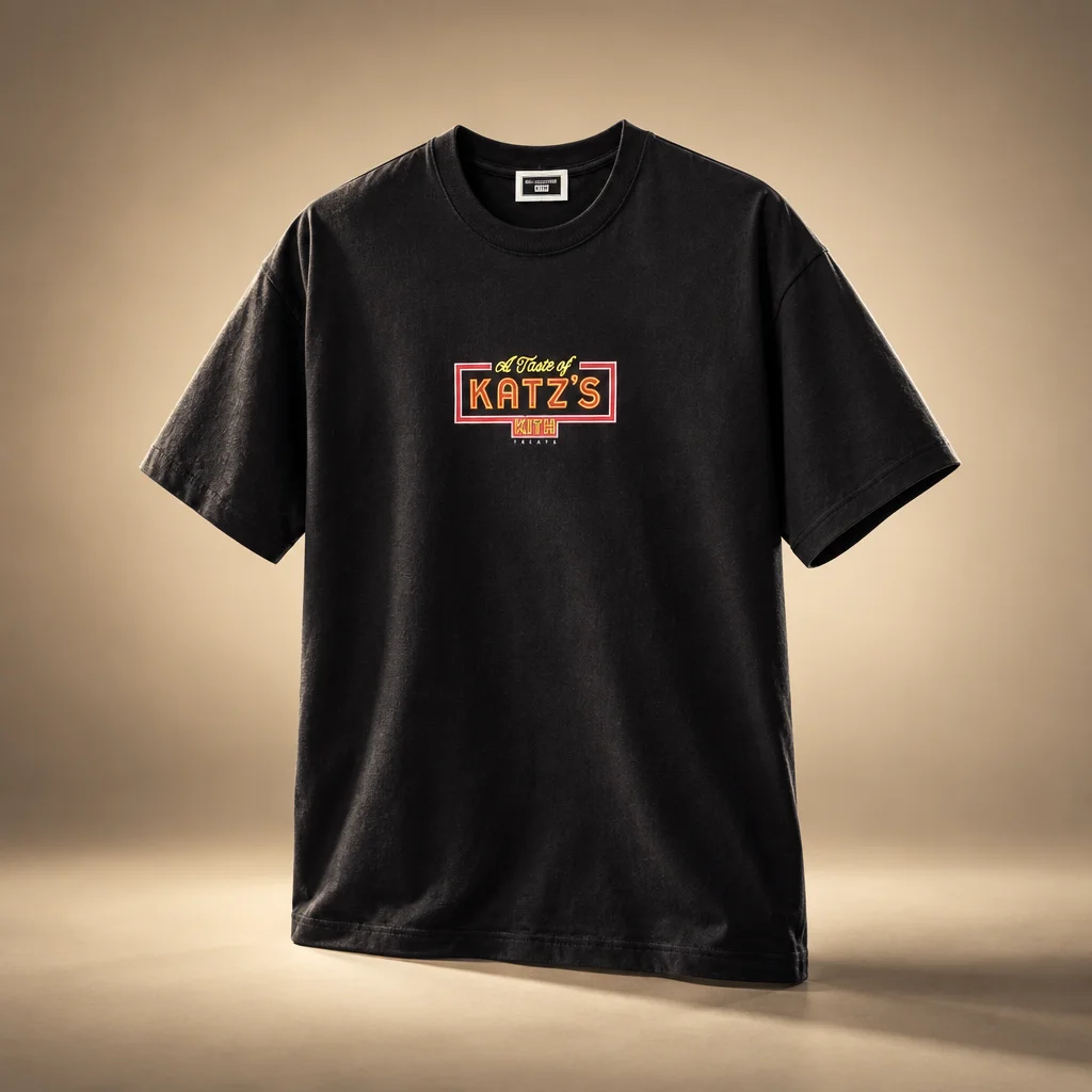 Kith Treats for Katz’s Delicatessen Neon Tee - Black