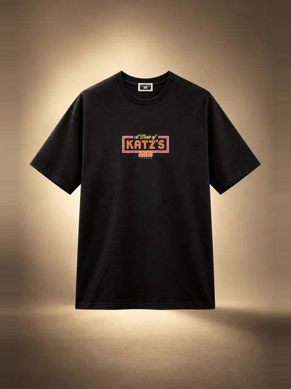Kith Treats for Katz’s Delicatessen Neon Tee - Black