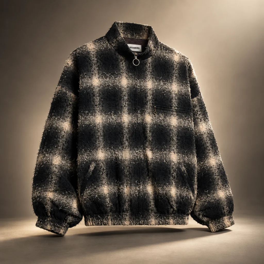KOZABURO Short Track Jacket - Black