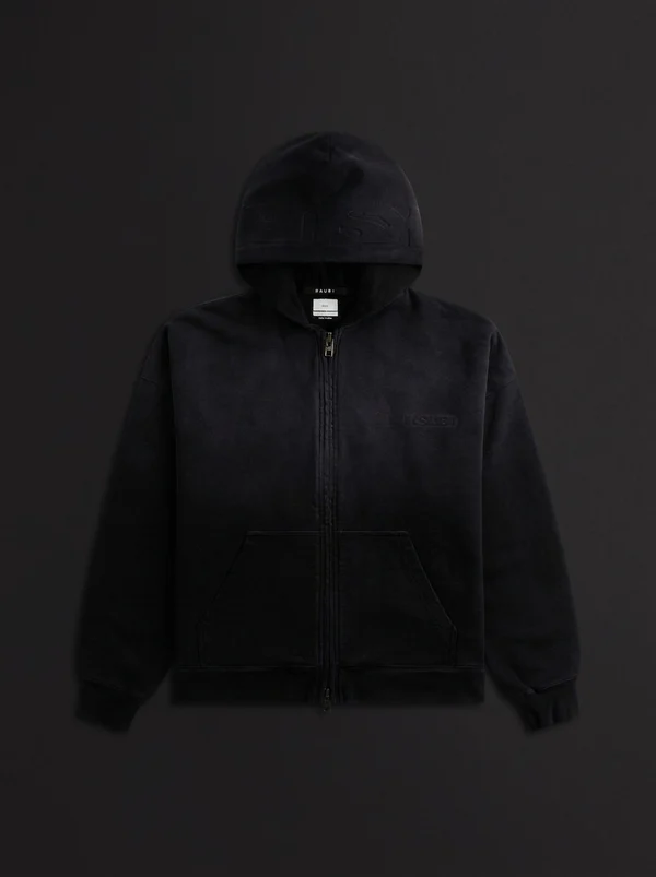 Ksubi Intruder Ekcess Zip Hoodie - Jet Black