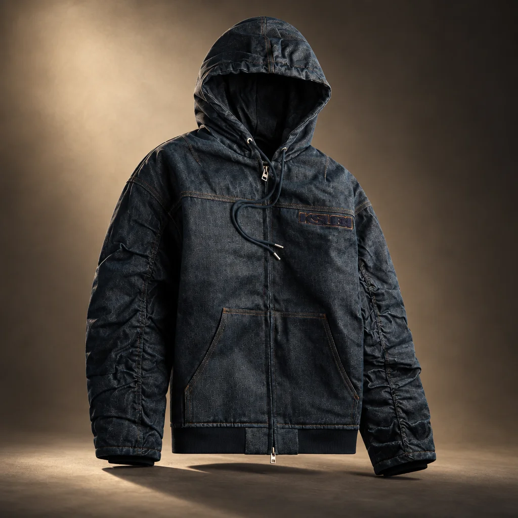 Ksubi Sott Slouchy Bomber Jacket - Denim