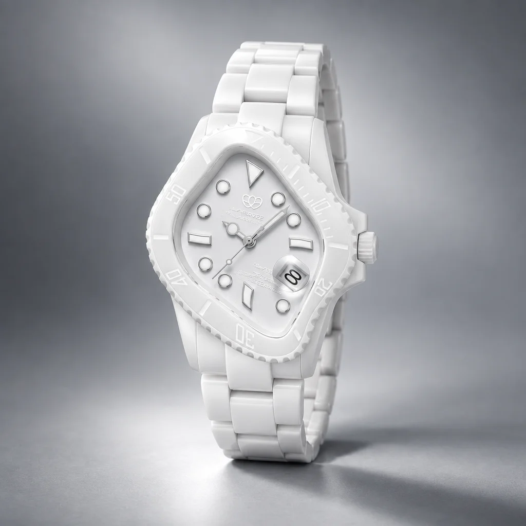 LAARVEE Ceramic Watch - White