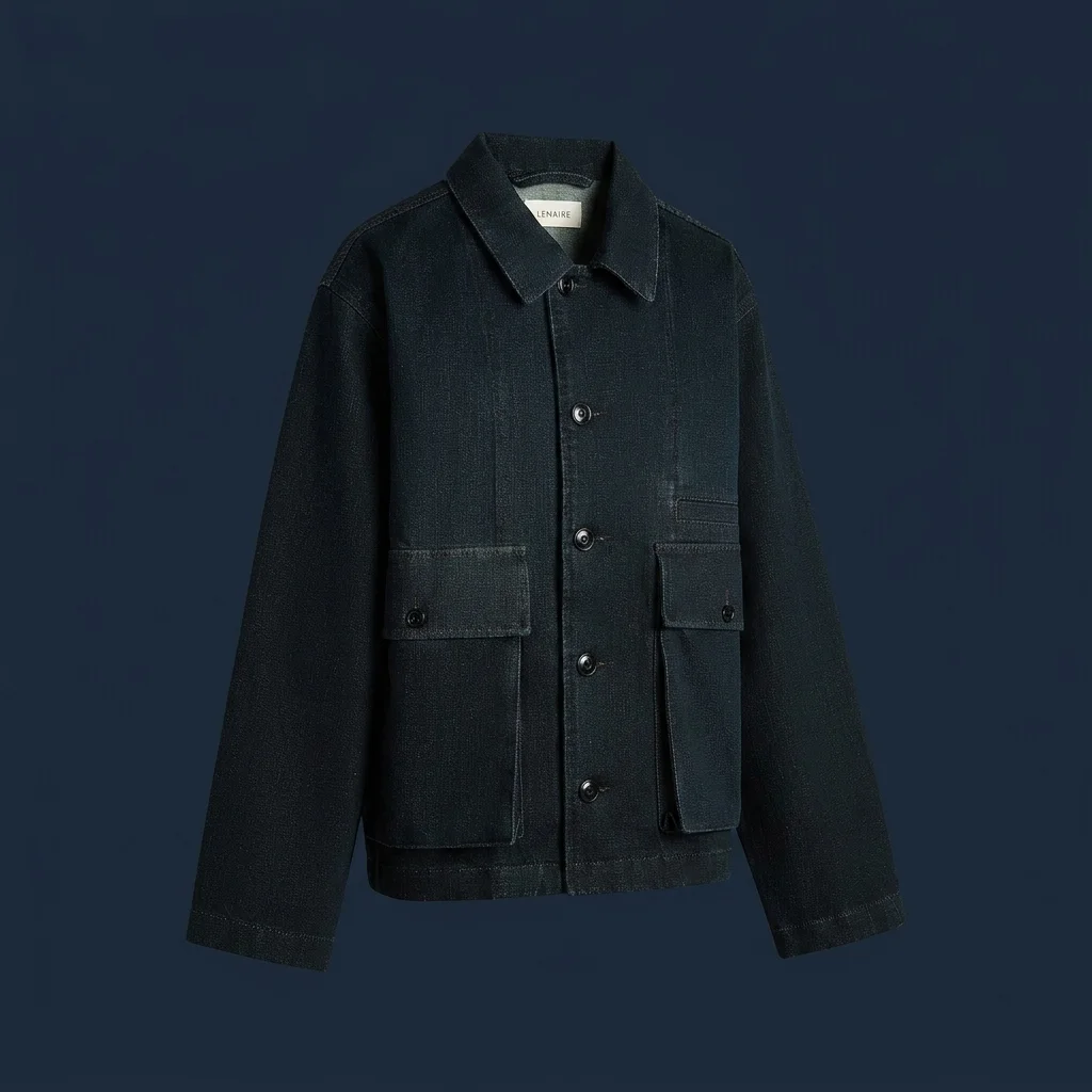 Lemaire Boxy Jacket - Denim Indigo