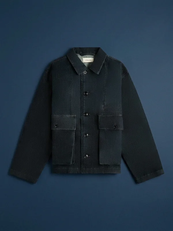 Lemaire Boxy Jacket - Denim Indigo