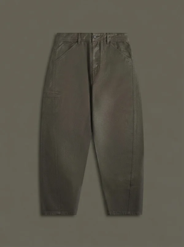 Lemaire Twisted Workwear Pants - Dark Chocolate