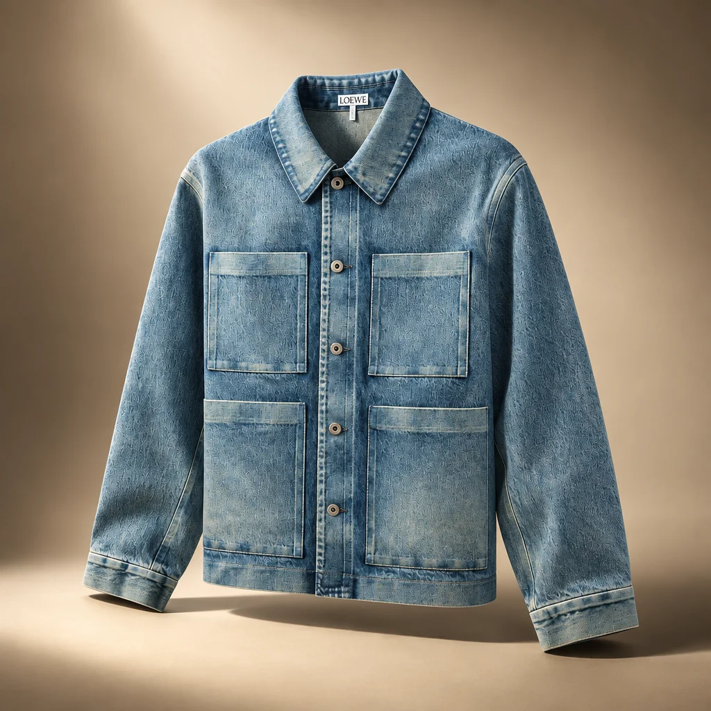 Loewe Workwear Jacket - Denim Blue