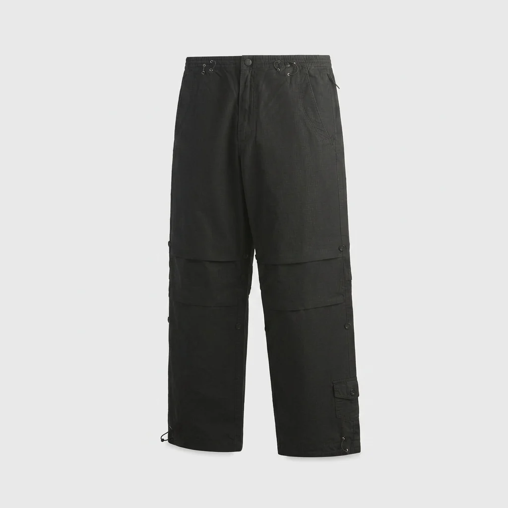 Maharishi 7218 Hemp Ripstop Loose Fit Snopant - Black