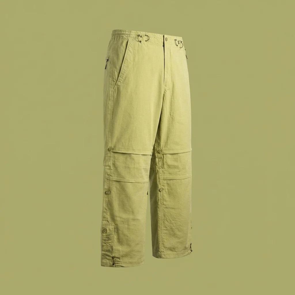 Maharishi 7218 Hemp Ripstop Loose Fit Snopant - Moss Green