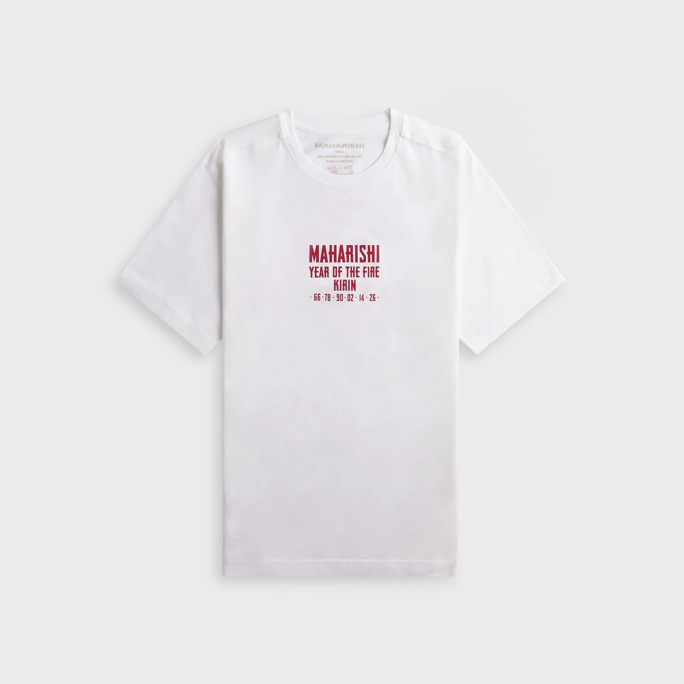 Maharishi 7238 Paper Cut Kirin Tee - White