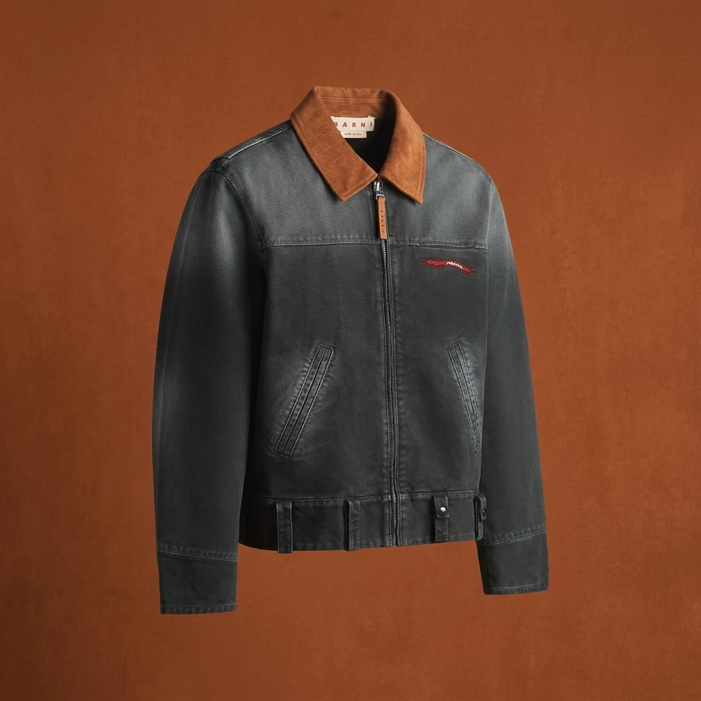 Marni Canvas Jacket - Black