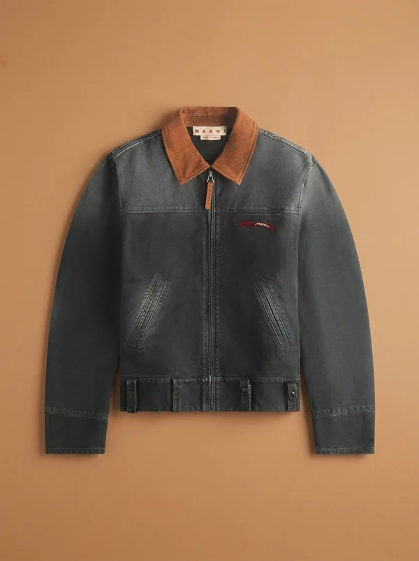 Marni Canvas Jacket - Black