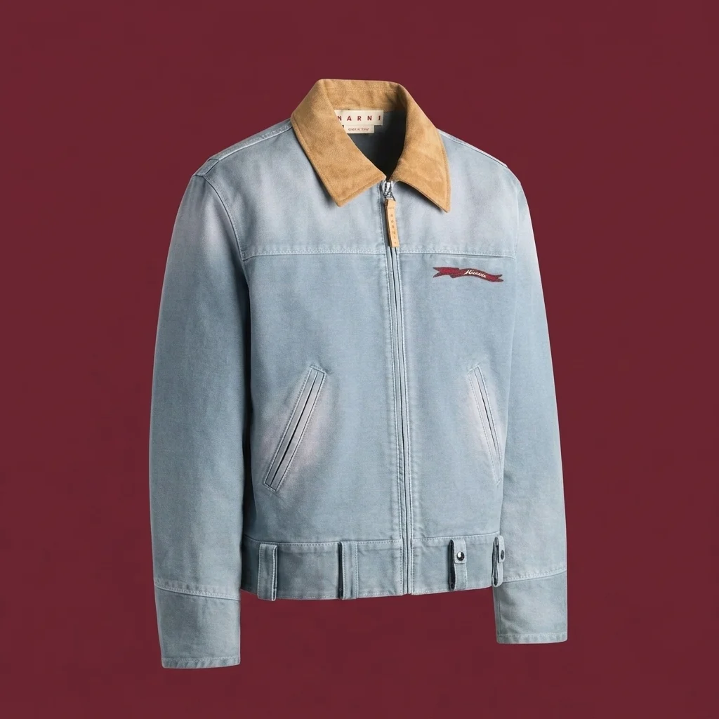 Marni Canvas Jacket - Blue