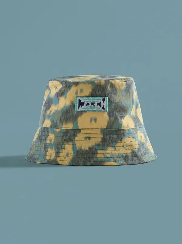 Marni Floral Bucket Hat - Cobalt