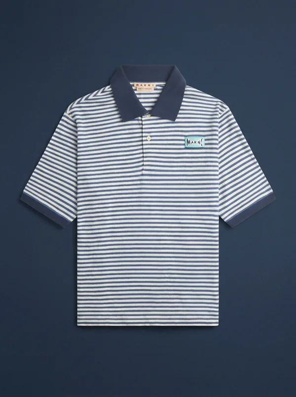 Marni Polo Neck Shirt - Royal