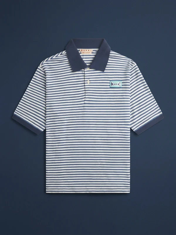 Marni Polo Neck Shirt - Royal