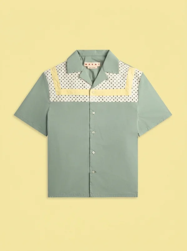 Marni Short Sleeve Shirt - Baltic