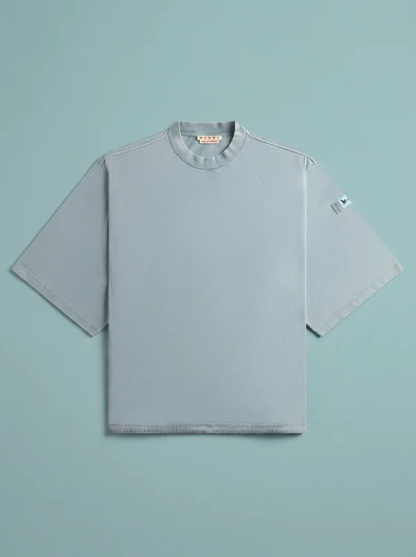 Marni Sleeve Patch Tee - Sky