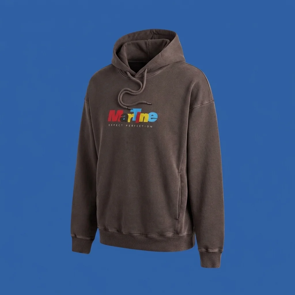 Martine Rose Classic Hoodie - Brown Washed