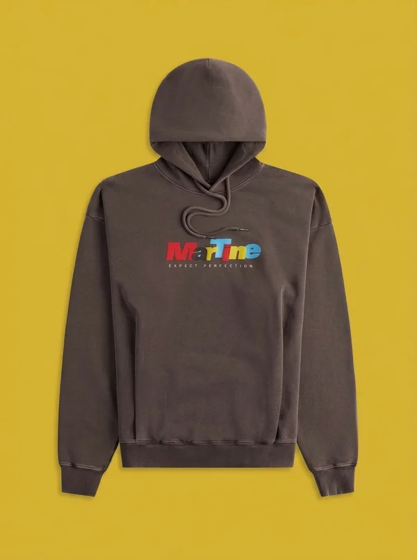 Martine Rose Classic Hoodie - Brown Washed