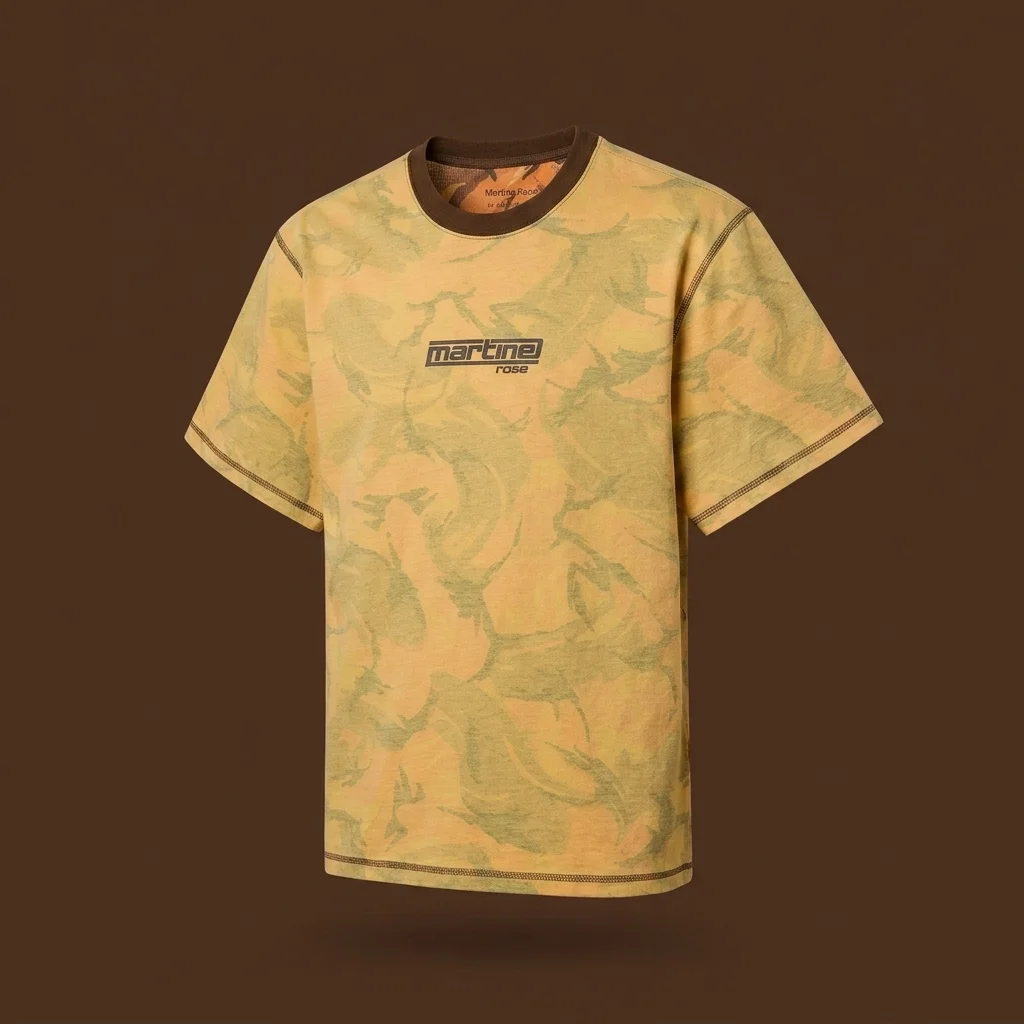Martine Rose Classic Tee - Orange Camo