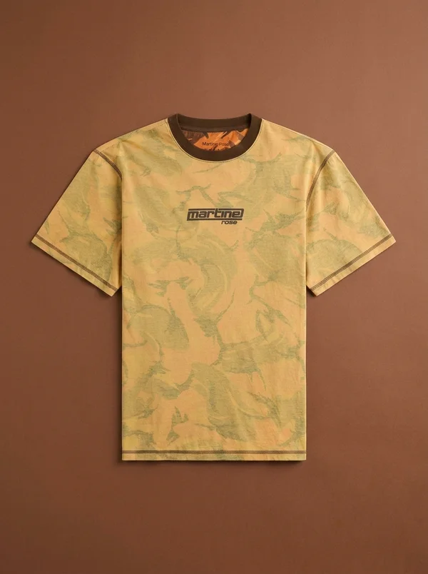 Martine Rose Classic Tee - Orange Camo