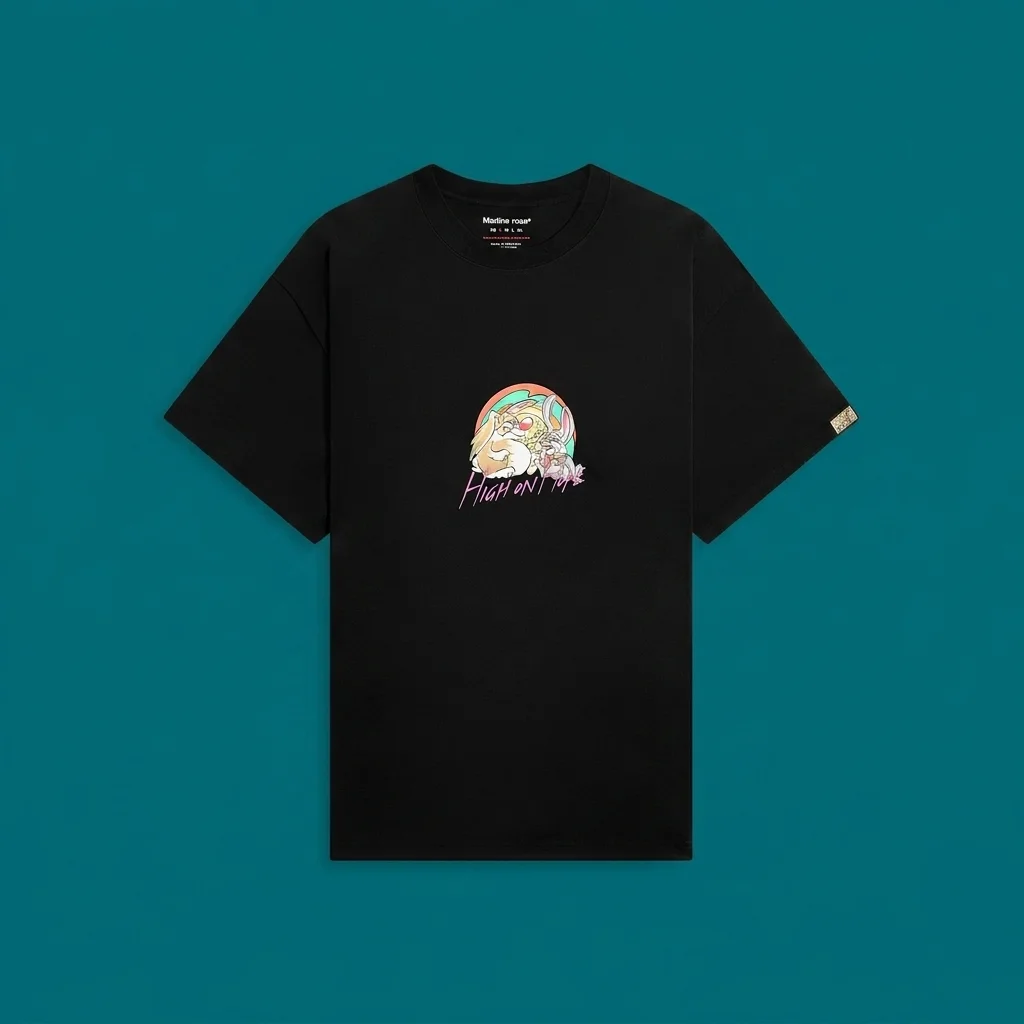 Martine Rose Oversized Tee - Black High On Hope