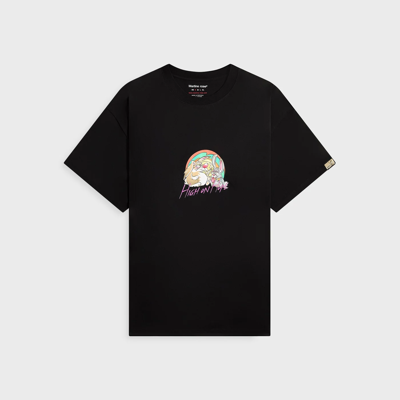 Martine Rose Oversized Tee - Black High On Hope