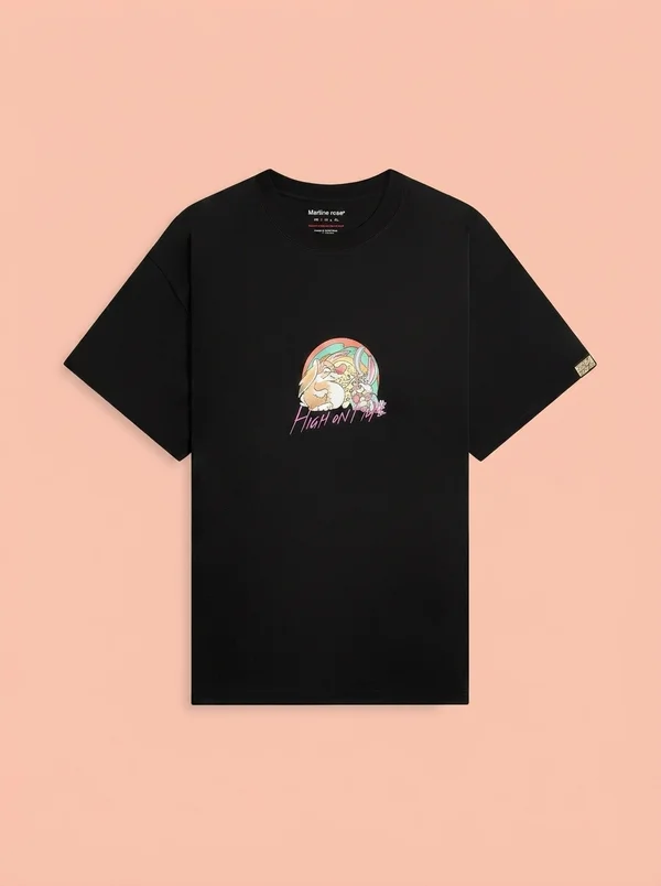 Martine Rose Oversized Tee - Black High On Hope