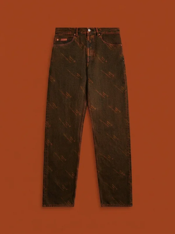 Martine Rose Relaxed Fit Jean - Orange Laser