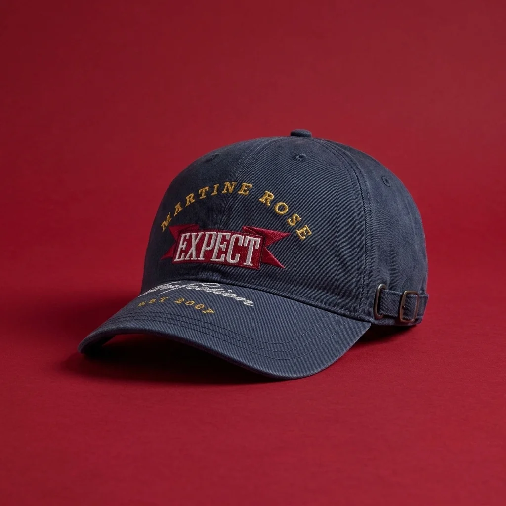 Martine Rose Roll Back Cap - Blue / Navy