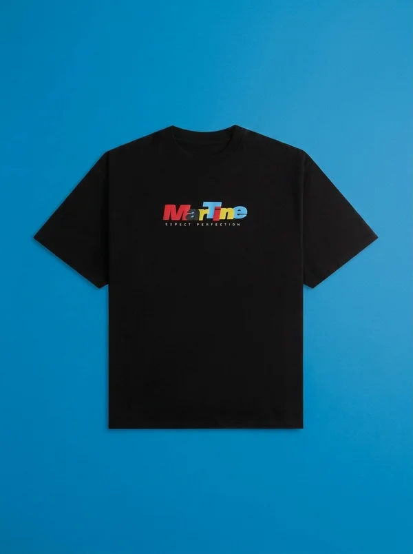 Martine Rose Short Sleeve Oversized Tee - Black