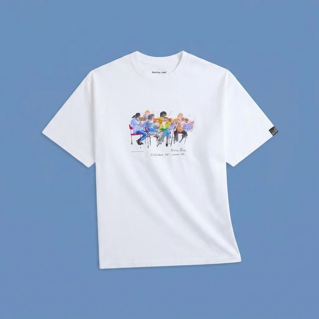 Martine Rose Short Sleeve Oversized Tee - White