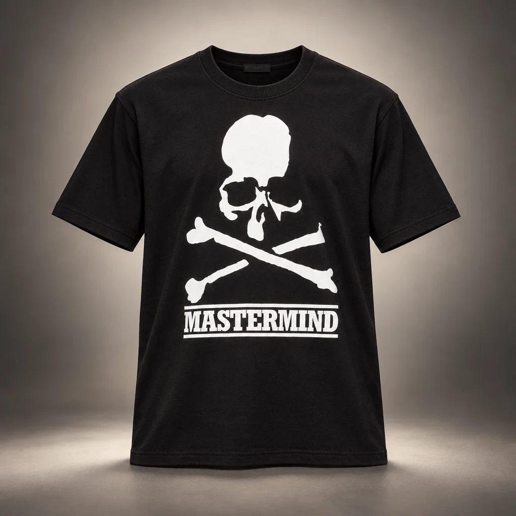 mastermind JAPAN Black MJ Bold Logo S/S T-shirt