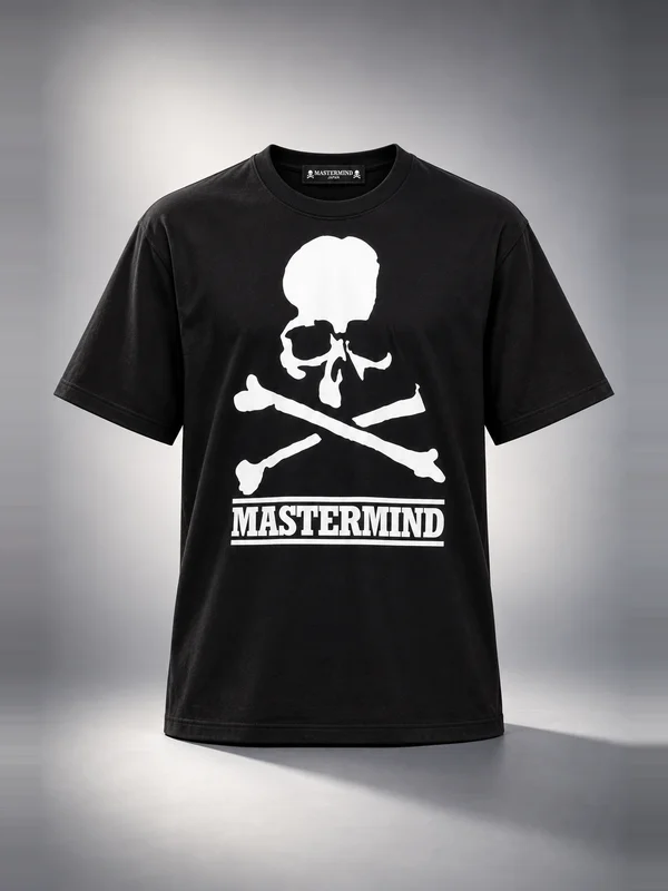mastermind JAPAN Black MJ Bold Logo S/S T-shirt