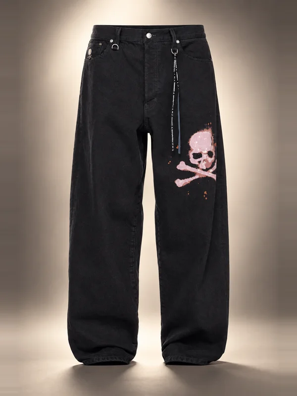 mastermind JAPAN Black MJ Wide Denim Jeans