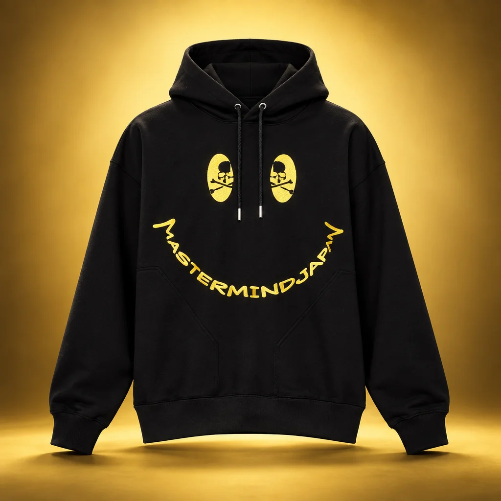 mastermind JAPAN Black Smily Hoodie